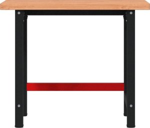 vidaXL vidaXL Stolik roboczy, 100x60x83 cm, prostokątny, lite drewno bukowe 4