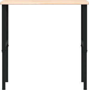 vidaXL vidaXL Stolik roboczy, 100x60x(71,5-98) cm, prostokątny, drewno dębowe 4