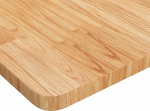 vidaXL vidaXL Stolik roboczy, jasny brąz, 100x60x(71,5-98) cm, drewno dębowe 10