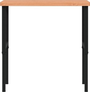vidaXL vidaXL Stolik roboczy, 100x60x(73-99,5) cm, prostokątny, drewno bukowe 4