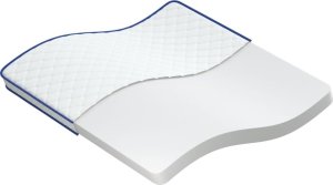 vidaXL vidaXL Materac z pianką memory, biały, 200x200x17 cm 2