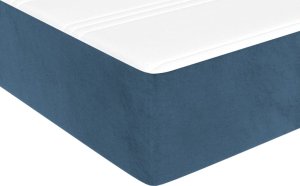 vidaXL vidaXL Materac kieszeniowy, ciemnoniebieski, 80x220x20 cm, aksamit 5
