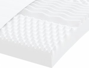 vidaXL vidaXL Materac piankowy, biały 100x210 cm, 7-strefowy, twardość 20 ILD 6