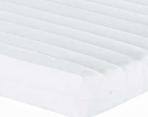 vidaXL vidaXL Materac piankowy, biały 200x210 cm, 7-strefowy, twardość 20 ILD 7