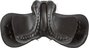 Kerbl Kerbl Siodło na kucyka, skórzane, czarne 3