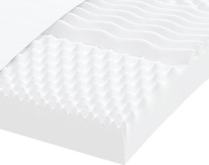 vidaXL vidaXL Materac piankowy, biały 160x210 cm, 7-strefowy, twardość 20 ILD 6