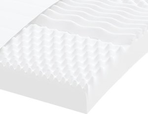 vidaXL vidaXL Materac piankowy, biały, 100x220cm, 7-strefowy, twardość 20 ILD 6