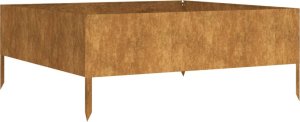 vidaXL vidaXL Podwyższona donica, 100x100x41 cm, stal kortenowska 2
