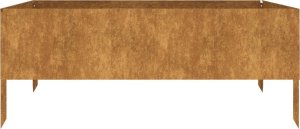 vidaXL vidaXL Podwyższona donica, 100x100x41 cm, stal kortenowska 3