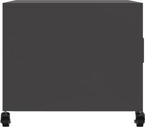 vidaXL vidaXL Stolik kawowy, czarny, 68x50x43,5 cm, stal walcowana na zimno 7