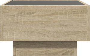 vidaXL Stolik kawowy z LED, dąb sonoma, 50x50x30 cm 6