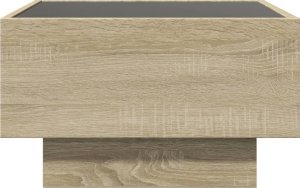 vidaXL Stolik kawowy z LED, dąb sonoma, 50x50x30 cm 7