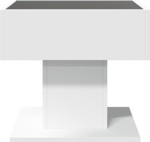 vidaXL Stolik kawowy z LED, biały 50x50x45 cm 6