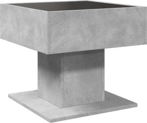 vidaXL Stolik kawowy z LED, szarość betonu, 50x50x45 cm 8