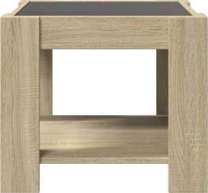 vidaXL Stolik kawowy z LED, dąb sonoma, 53x53x45 cm 6