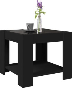 vidaXL Stolik kawowy z LED, czarny, 53x53x45 cm 5