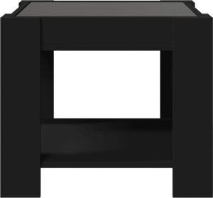 vidaXL Stolik kawowy z LED, czarny, 53x53x45 cm 6