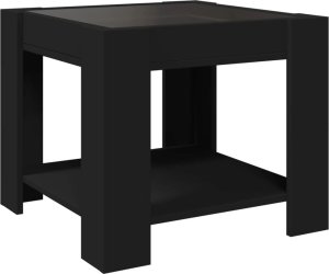 vidaXL Stolik kawowy z LED, czarny, 53x53x45 cm 8