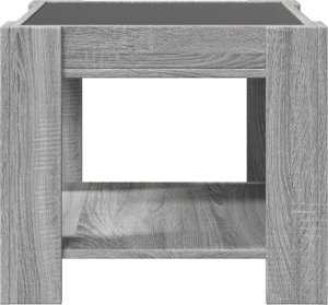 vidaXL vidaXL Stolik kawowy z LED, szary dąb sonoma, 53x53x45 cm 7