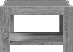 vidaXL Stolik kawowy z LED, szary dąb sonoma, 73x53x45 cm 6