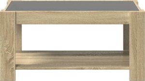 vidaXL Stolik kawowy z LED, dąb sonoma, 93x53x45 cm 6