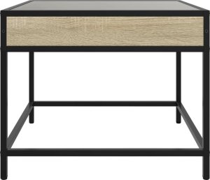 vidaXL Stolik kawowy z LED Infinity, dąb sonoma, 50x50x41 cm 6