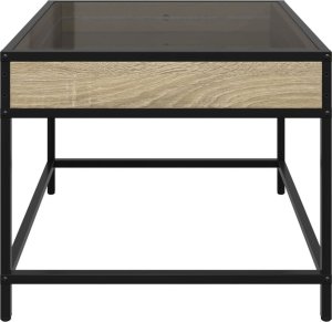 vidaXL Stolik kawowy z LED Infinity, dąb sonoma, 50x50x41 cm 7