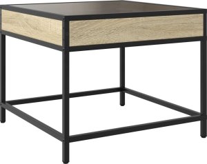 vidaXL Stolik kawowy z LED Infinity, dąb sonoma, 50x50x41 cm 8