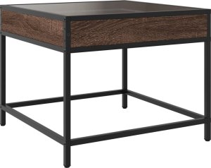 vidaXL Stolik kawowy z LED Infinity, brązowy dąb, 50x50x41 cm 8