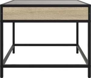 vidaXL Stolik kawowy z LED Infinity, dąb sonoma, 70x50x41 cm 5