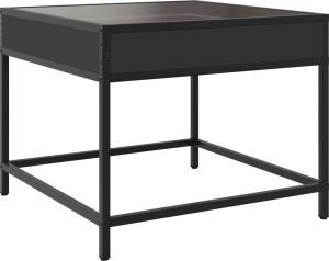 vidaXL Stolik kawowy z LED Infinity, czarny, 50x50x41 cm 8