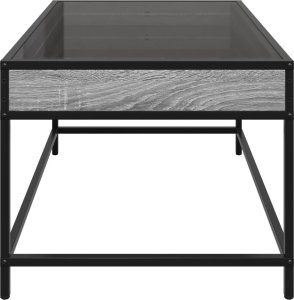 vidaXL Stolik kawowy z LED Infinity, szary dąb sonoma, 70x50x41 cm 6
