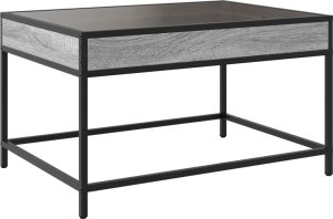 vidaXL Stolik kawowy z LED Infinity, szary dąb sonoma, 70x50x41 cm 7