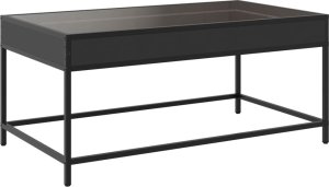 vidaXL Stolik kawowy z LED Infinity, czarny, 90x50x41 cm 8