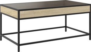vidaXL Stolik kawowy z LED Infinity, dąb sonoma, 90x50x41 cm 8