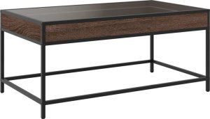 vidaXL Stolik kawowy z LED Infinity, brązowy dąb, 90x50x41 cm 8