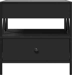 vidaXL Stolik kawowy z LED Infinity, czarny, 50x50x51 cm 6
