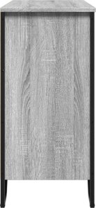 vidaXL vidaXL Szafka, szary dąb sonoma, 91x35,5x74,5 cm 5