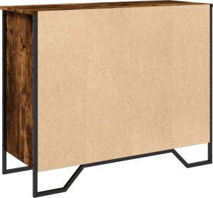 vidaXL Szafka, przydymiony dąb, 91x35,5x74,5 cm 6