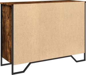 vidaXL vidaXL Szafka, przydymiony dąb, 101x35,5x74,5 cm 6