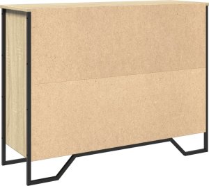vidaXL Szafka, dąb sonoma, 97x32,5x74,5 cm 7