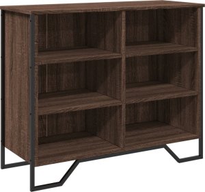 vidaXL Szafka, brązowy dąb, 91x35,5x74,5 cm 2