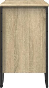 vidaXL vidaXL Szafka pod umywalkę, dąb sonoma, 60x35x60 cm 5