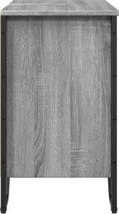 vidaXL vidaXL Szafka pod umywalkę, szary dąb sonoma, 60x35x60 cm 5