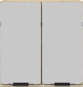vidaXL vidaXL Szafka łazienkowa z lustrem, dąb sonoma, 64,5x20x66,5 cm 3