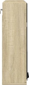 vidaXL vidaXL Szafka łazienkowa z lustrem, dąb sonoma, 64,5x20x66,5 cm 5