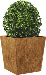 vidaXL Donica ogrodowa, 50x50x50 cm, stal kortenowskiej 3