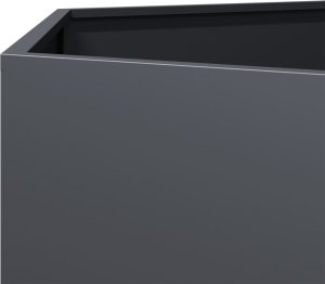 vidaXL vidaXL Donica ogrodowa, antracytowa, sześciokątna, 138x120x45 cm, stal 8