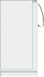 vidaXL Szafka z LED, biała, 42,5x34x85 cm 6