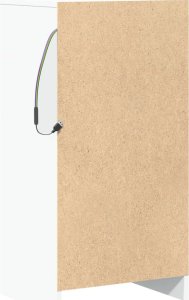 vidaXL Szafka z LED, biała, 42,5x34x85 cm 9